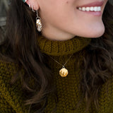 Ear Cuff - Moss Agate