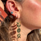 Ear Cuff - Moss Agate