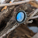 Snow Moon Ring (Size 8.5)