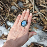Snow Moon Ring (Size 8.5)