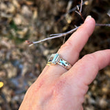 The Horizons Ring - Dendritic Agate (Size 8)