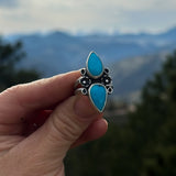 Frontier Bloom Ring - Sleeping Beauty (Size 8.75)