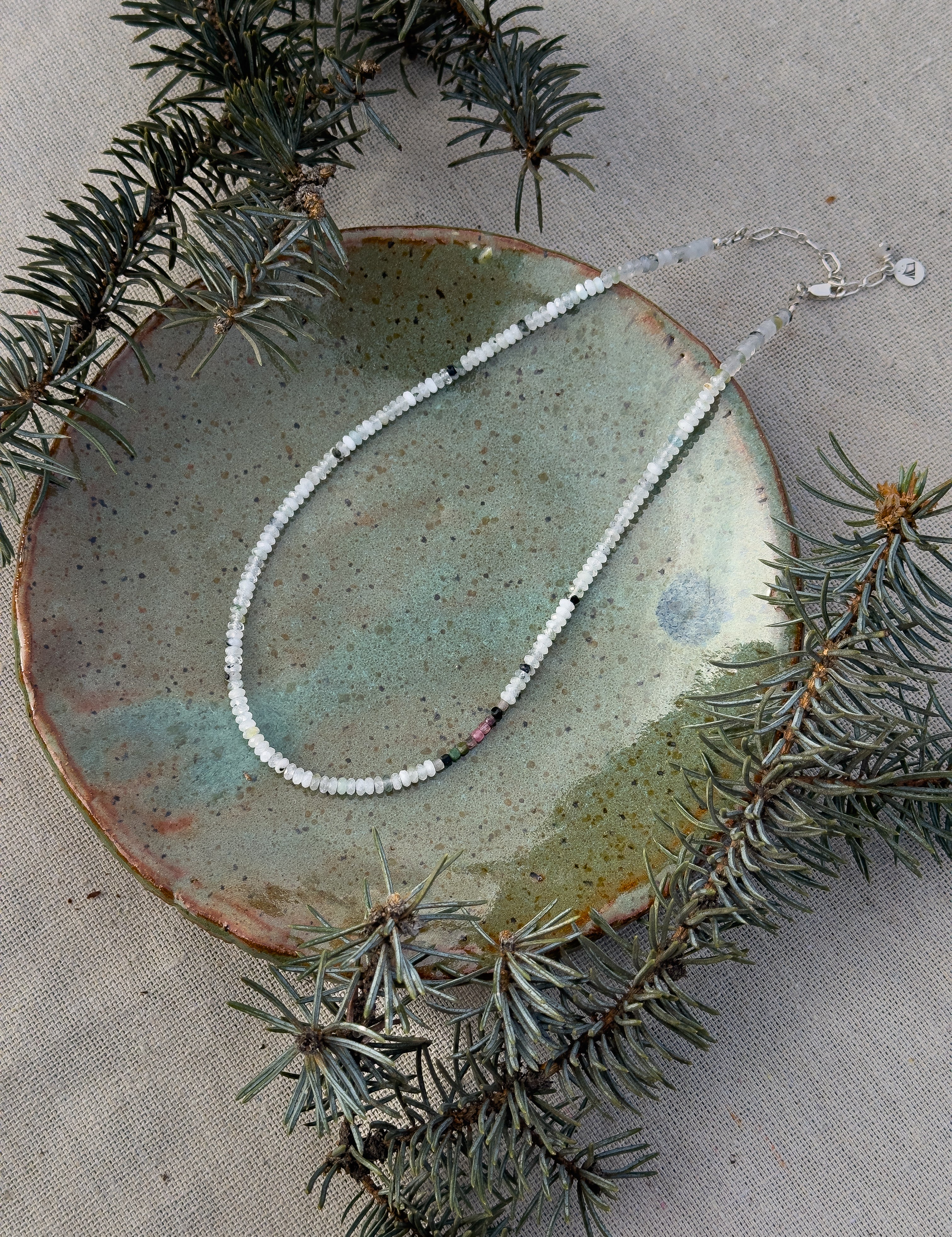 Moonstone & Watermelon Tourmaline