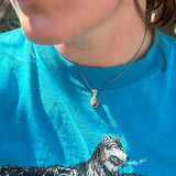 Little Roadie Pendant - Fire Opal