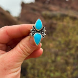Frontier Bloom Ring - Sleeping Beauty (Size 8.75)
