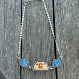 Jan's 2024: Wolf Moon - Woman in the Moon Choker (14-16")