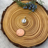 Recycled Silver Moon - Pendant