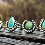 Wild Luck Ring - Thunderbird Turquoise (Size 7.75)
