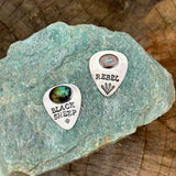Guitar Pick - Fire Opal - "Rebel"