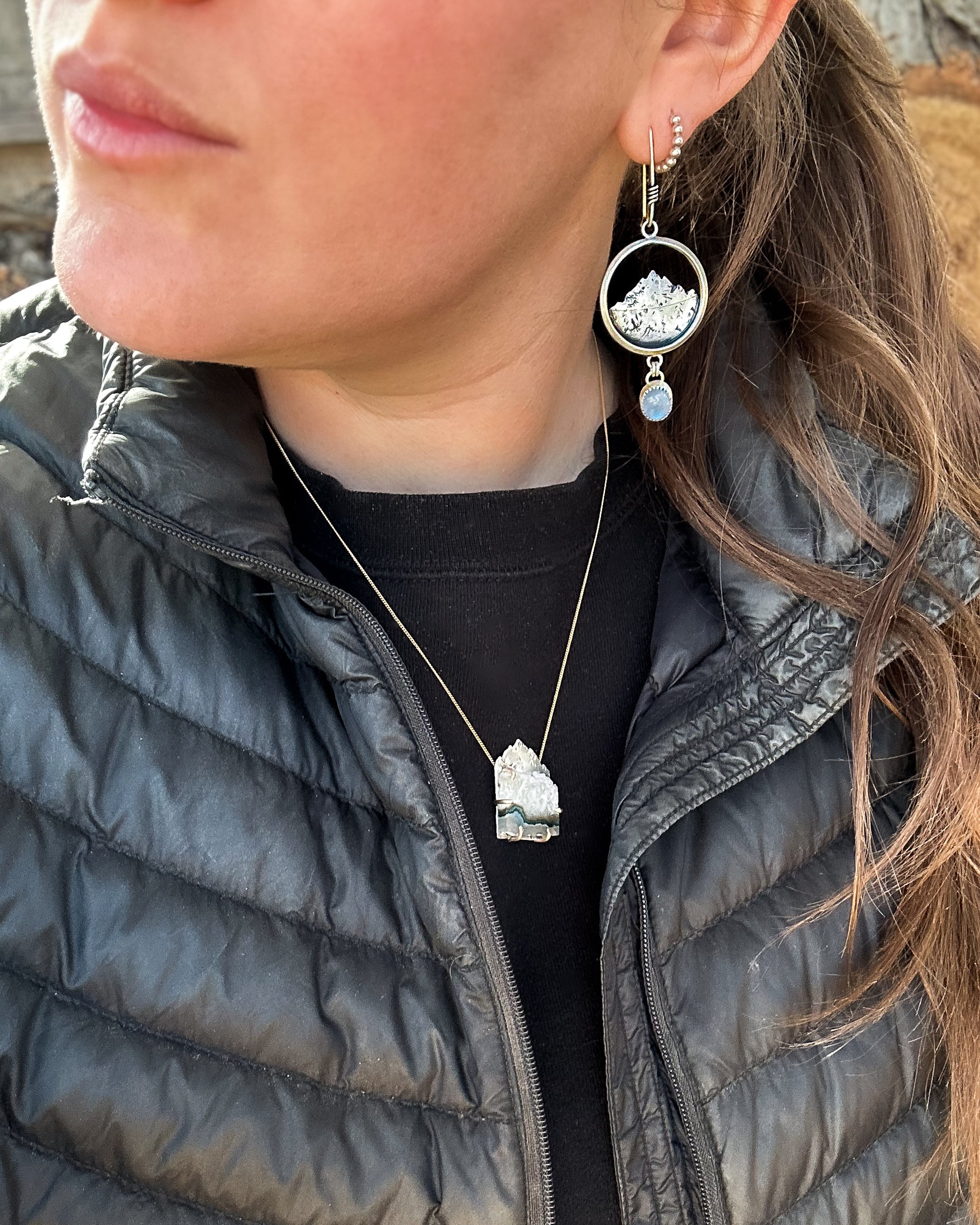 February 2026: Snow Moon - Earrings