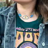 Jan's 2024: Wolf Moon - Woman in the Moon Choker (14-16")