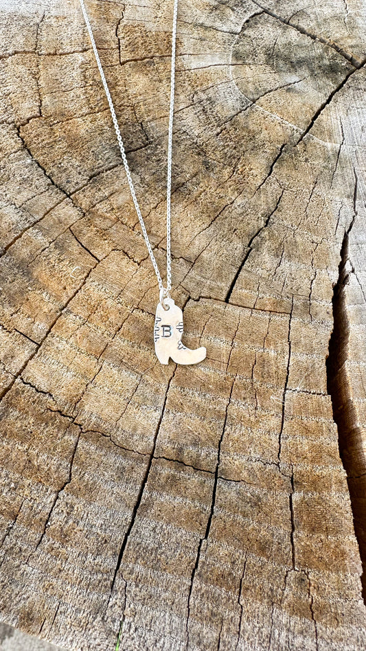 Boot Scoot & Boogie Necklace (18") -  Customizable