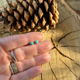 Go-To Studs - Turquoise - circle