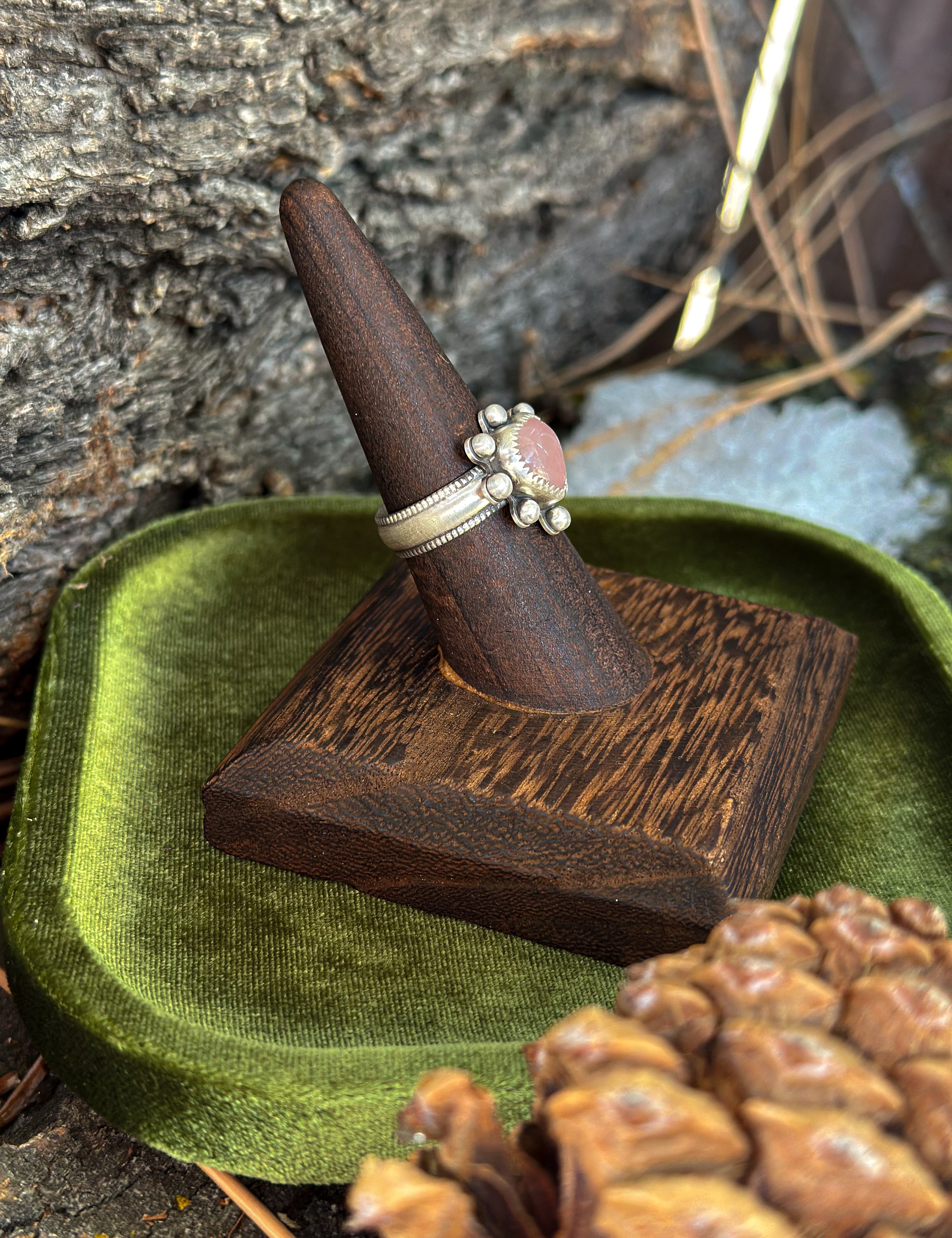 "All You Need is Love" Ring No. 4- Rose Quartz