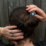 May’s 2024: Flower Moon - Hairfork (size 6")