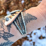 Luna Moth Cuff (Size 6")