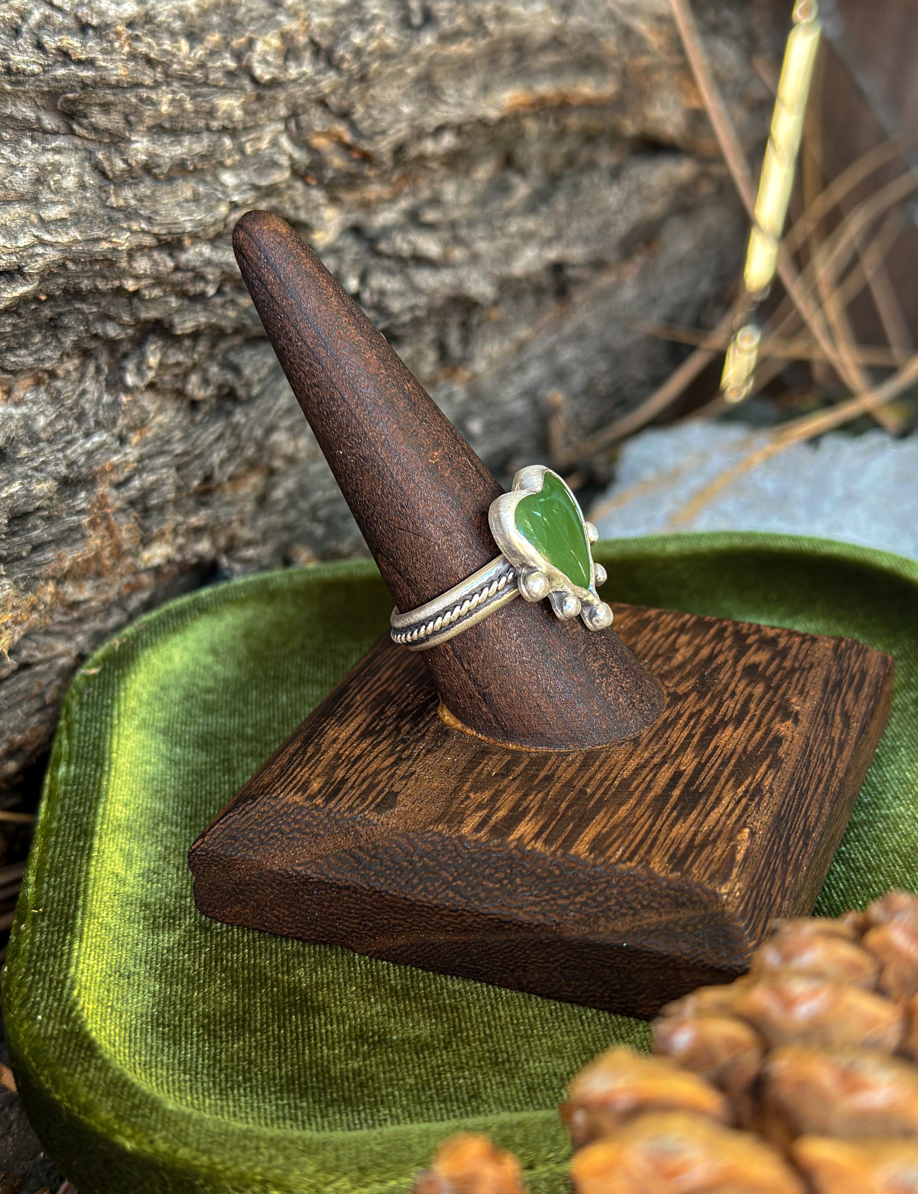 "All You Need is Love" Ring No.2 - Jade