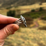 Alpine Ring - White Buffalo (Size 8.25)