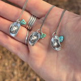 Mini Cowboy Hat Necklace - 20” chain