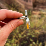 Frontier Bloom Ring - Dendritic Agate & Wild Horse (Size 7.75)