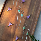 Fringy Hoop Studs