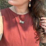 Huggie Hoops  - Montana Agate (faceted)