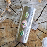 Lighter Case - Fire Opal & Emerald Valley
