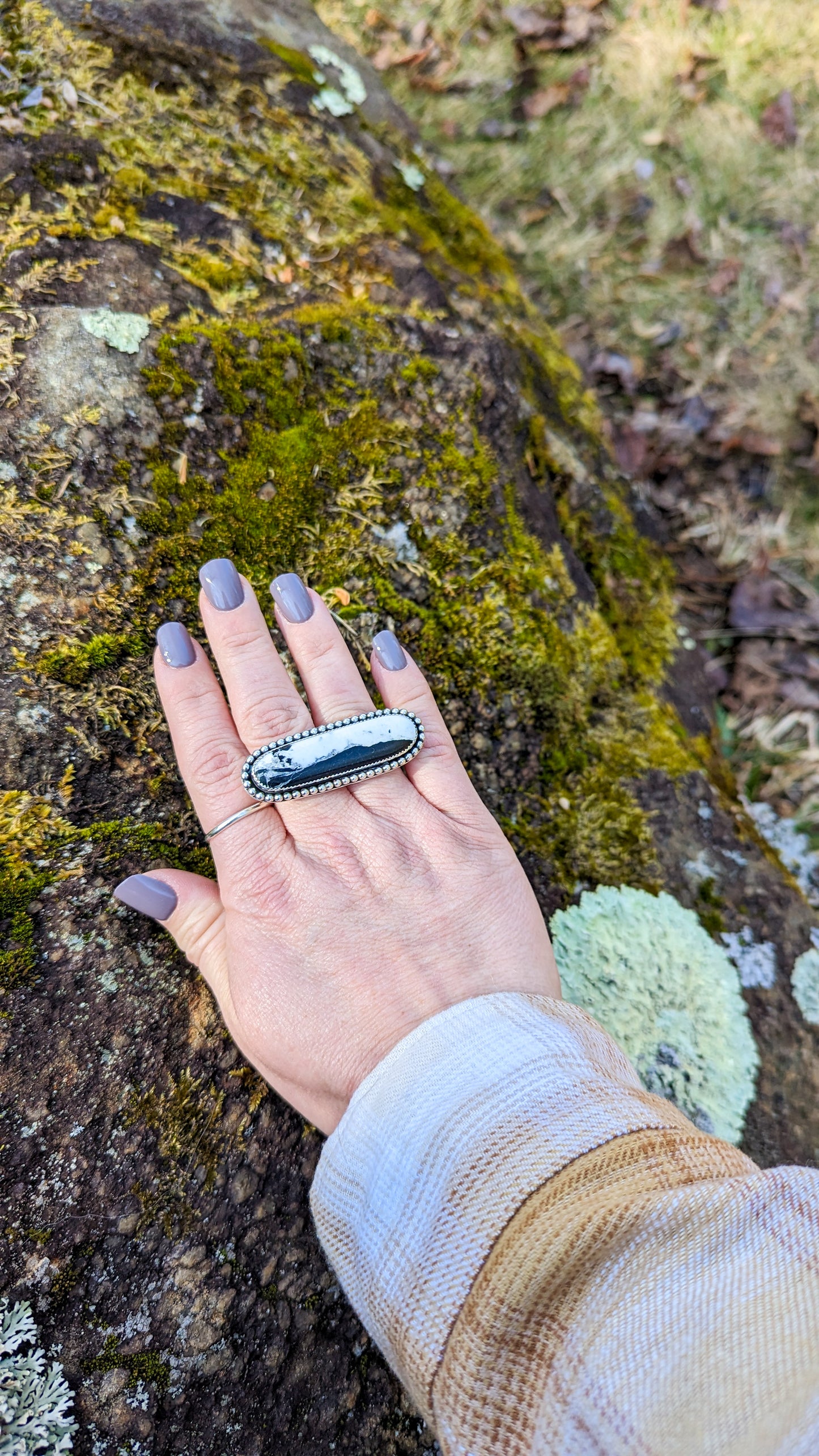 Appalachian Mountains Multi-finger Ring (Size 9) - Adjustable